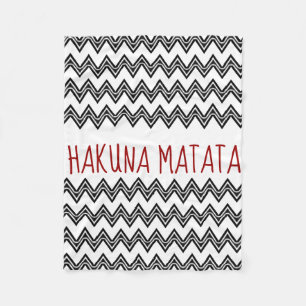 COUVERTURE POLAIRE HAKUNA MATATA