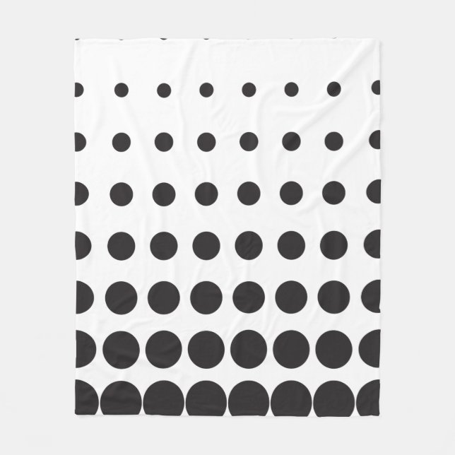 Couverture Polaire Halftone pattern dot modern retro (Devant)