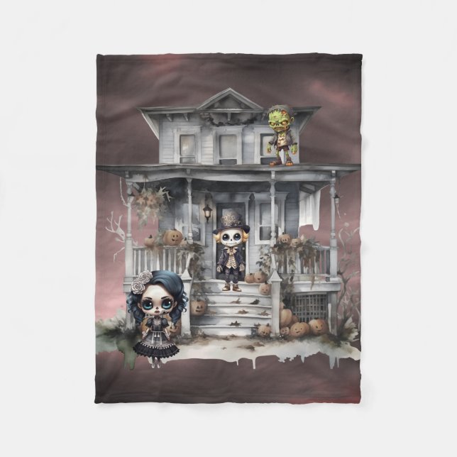 Couverture Polaire Halloween (Devant)