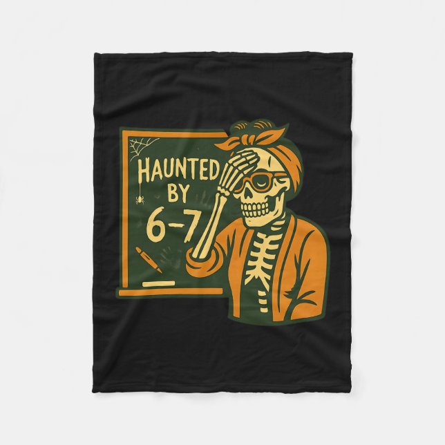 Couverture Polaire Halloween effrayant 67 Six Seven Meme 1 (14)  (Devant)