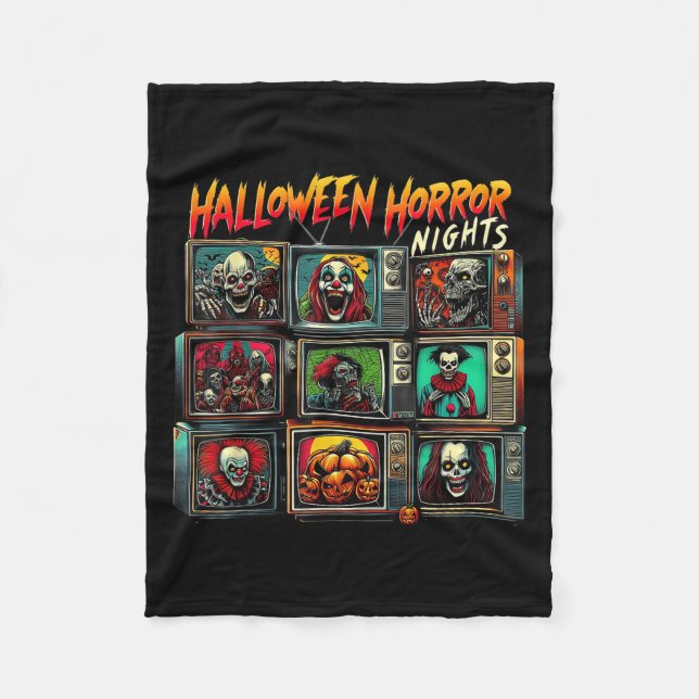 Couverture Polaire Halloween Horror Nights Y Movie  (Devant)