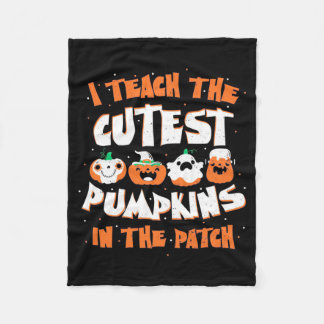 Couverture Polaire Halloween J'Enseigne Le Citrouille Le Plus Cur