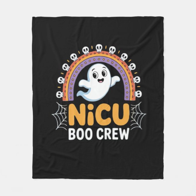 Couverture Polaire Halloween pour les infirmières de l'équipage de Bo (Devant)