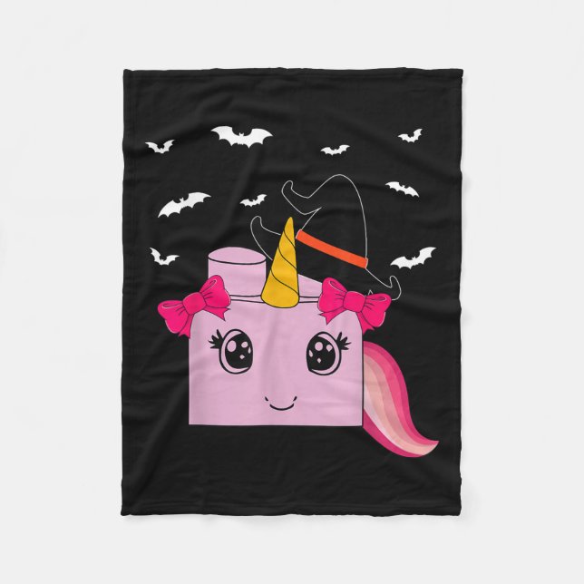 Couverture Polaire Halloween Unicorn Master Builder Blocks Bâtiment K (Devant)