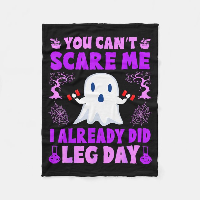 Couverture Polaire Halloween Workout Women Ghost Training With Dumbbe (Devant)