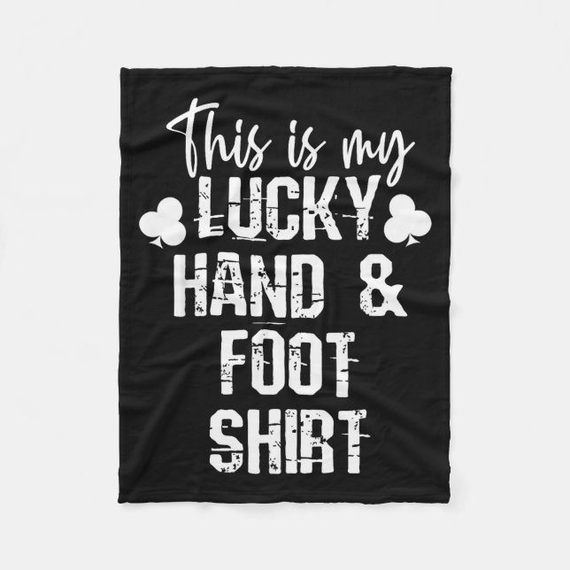 Couverture Polaire Hand And Foot Card Game Player Gift Funny Sharks C (Devant)