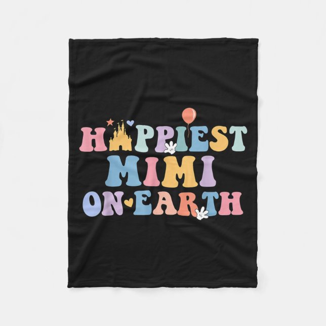 Couverture Polaire Hapest Mimi On Earth Hapest Grandma Matching Famil (Devant)
