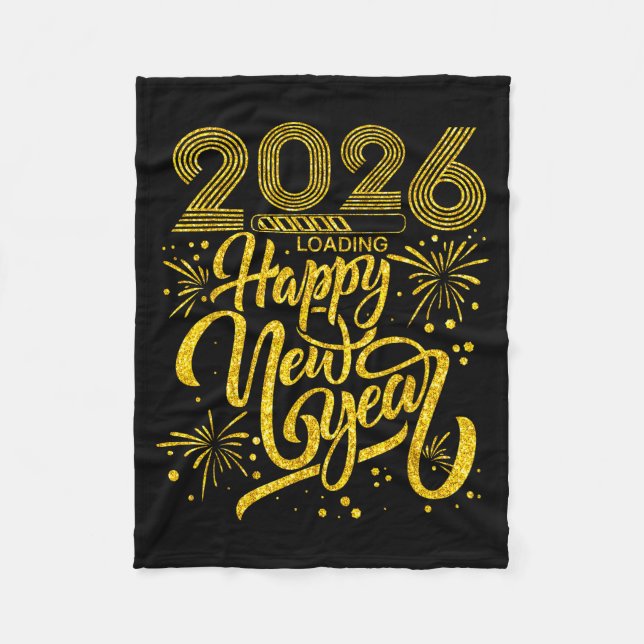 Couverture Polaire Happy New Year 2026 Funny New Years Eve Party Men  (Devant)