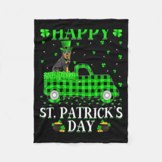 Couverture Polaire Happy St Patricks Day And Shamrock T Shirt_1 