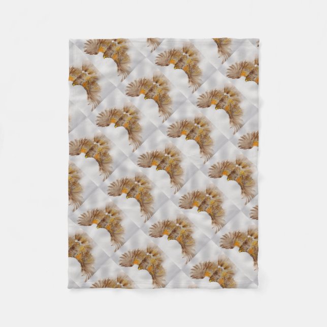 Couverture Polaire Harris colportent, oiseau de proie (Devant)