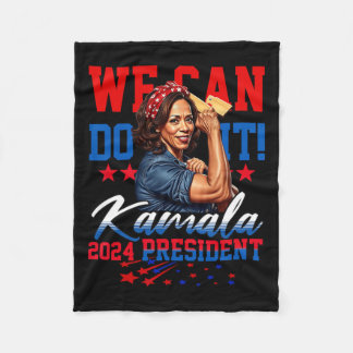 Couverture Polaire Harris For President 2024 We Can Do It!