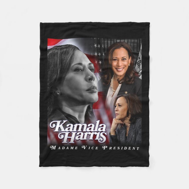 Couverture Polaire Harris Madame Vice-Présidente, Hommes Et Femmes (Devant)
