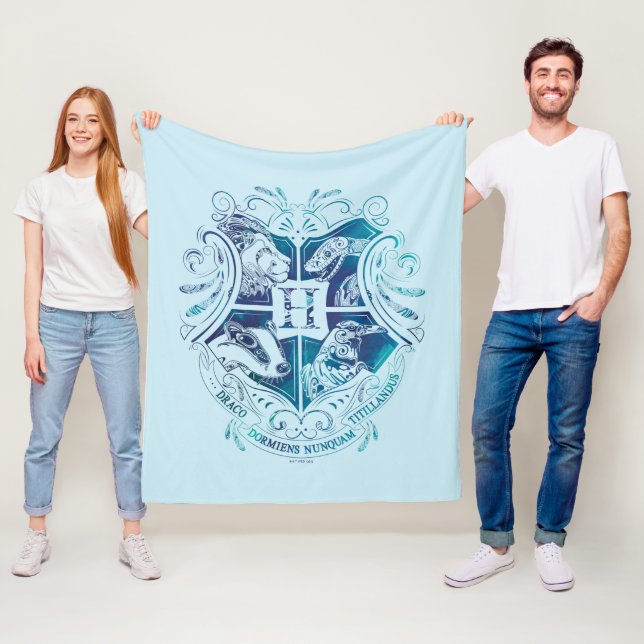 Couverture Polaire Harry Potter | Aguamenti HOGWARTS™ Crest (En situation)
