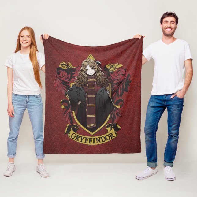Couverture Polaire HARRY POTTER™ | Anime Hermione House Crest (En situation)