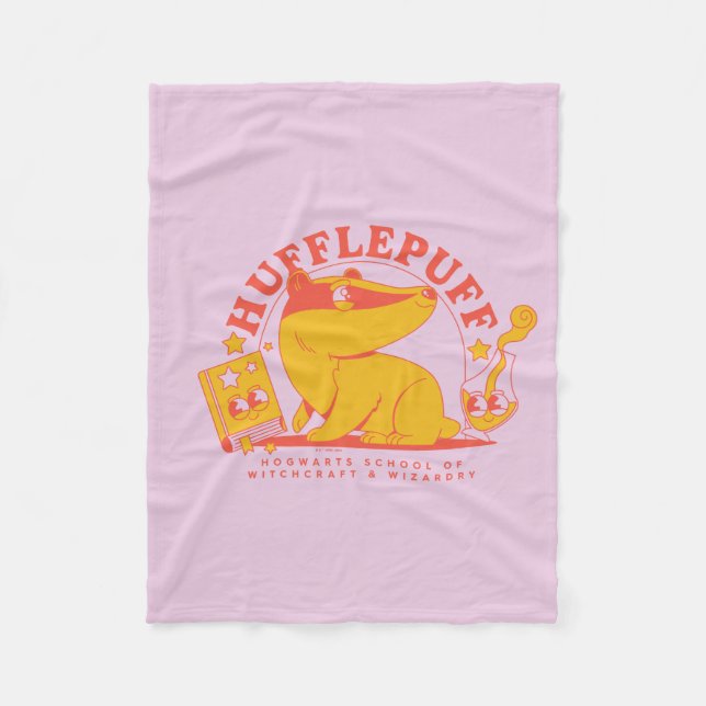 Couverture Polaire HARRY POTTER™ | Cute HUFFLEPUFF™ (Devant)