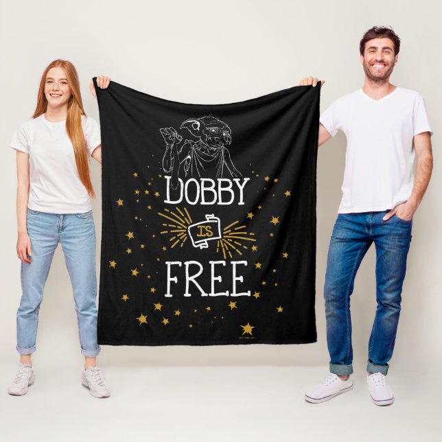 Couverture Polaire Harry Potter | Dobby Gratuit (En situation)