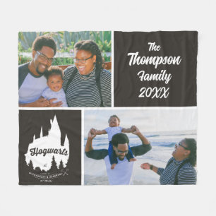 Couverture Polaire Harry Potter   Photo de famille du château HOGWART