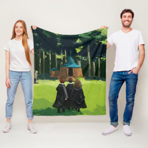 Couverture Polaire HARRY POTTER™, Ron, & Hermione à Hagrid's Hut