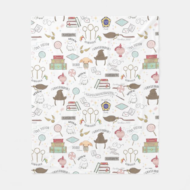 Couverture Polaire Harry Potter simple - Baby Shower Dobby (Devant)