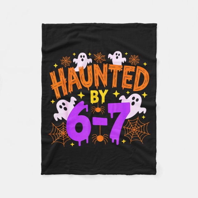 Couverture Polaire Haunted By 67 Funny 67 Halloween Costume  (Devant)
