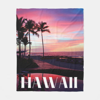 Couverture Polaire Hawaii
