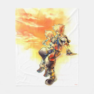 Couverture Polaire Hearts II| Roxas et sora mangeant des glaces