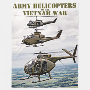COUVERTURE POLAIRE HÉLICOPTÈRES DE LA GUERRE DU VIETNAM