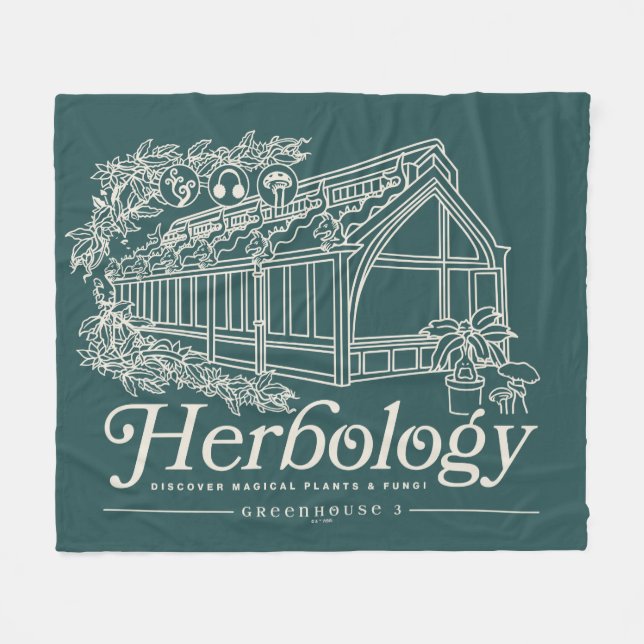 Couverture Polaire Herbologie HOGWARTS™ (Devant (Horizontal))