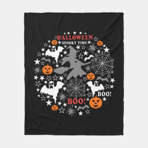 Couverture Polaire Heure Éffrayante Halloween