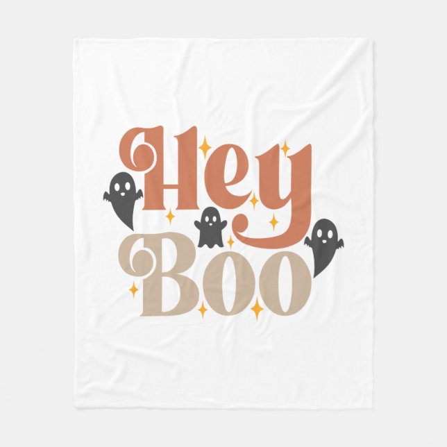 Couverture Polaire Hey Boo Boho Halloween Hey Boo Ghost (Devant)