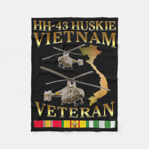 Couverture Polaire Hh 43 Hélicoptère Huskie Vétérinaire Vietnam Hh-43