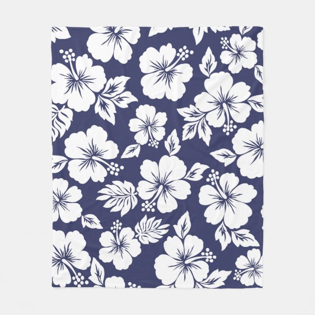 Couverture Polaire Hibiscus pattern (Devant)