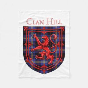 Couverture Polaire Hill Tartan Scottish Plaid Lion Rampant