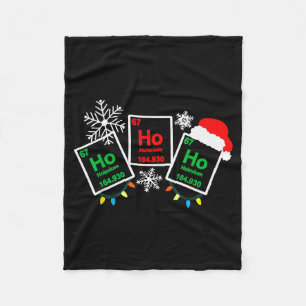 Couverture Polaire Ho Ho Ho Chimie de l'Holmium Élément 67 Tab périod