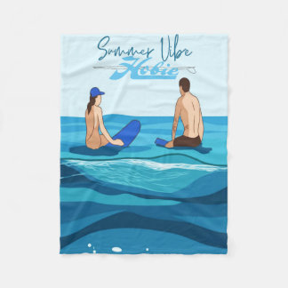 Couverture Polaire Hobie Summer Vibe | Surf Lifestyle Retro Californi