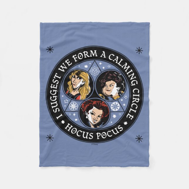 Couverture Polaire Hocus Pocus Calme Cercle Spellbound Fun (Devant)