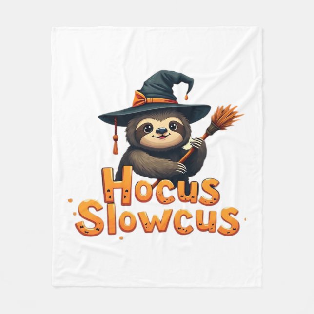 Couverture Polaire Hocus Slowcus Amateurs de fentes Halloween tee tee (Devant)