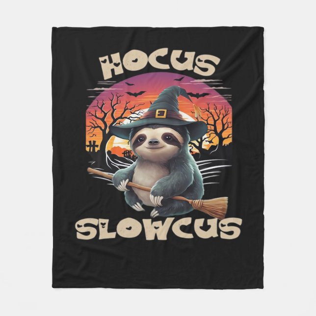 Couverture Polaire Hocus Slowcus Amateurs de fentes Halloween tee tee (Devant)