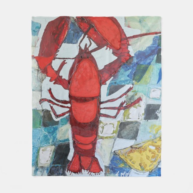 Couverture Polaire Homard du Maine (Devant)
