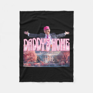 Couverture Polaire Home Real Donald Pink Preppy Edgy Good Man Trump