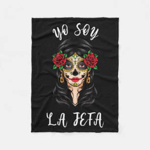 Couverture Polaire Hommes Je Suis La Patronne Dia De Los Muertos Jour