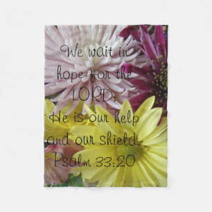 Couverture Polaire Hope Bouquet / Psaumes