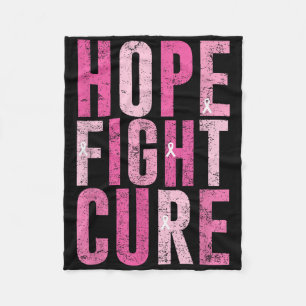 Couverture Polaire Hope Fight Cure Breast Cancer Awareness Design T