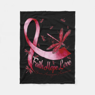 Couverture Polaire Hope Love Cerveau Aneurysme Sensibilisation Dragon