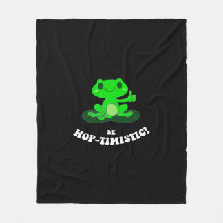 Couverture Polaire HopTimistic | Amusante grenouille | Cute Frog