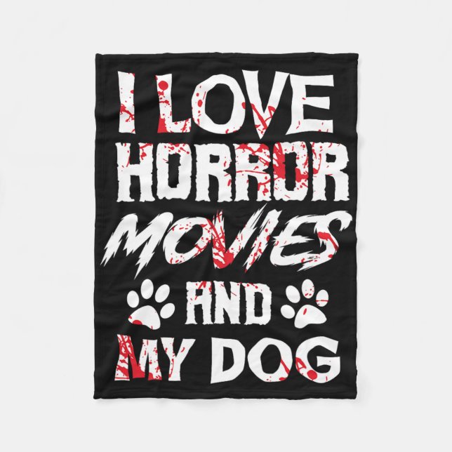 Couverture Polaire Horror Movies cinématique Amateurs Halloween Fans  (Devant)