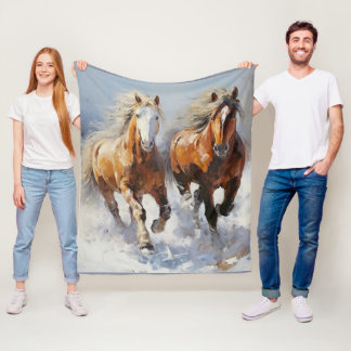 Couverture Polaire Horse