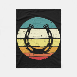 Couverture Polaire Horsescute Ss Cute Ss Coucher De Soleil Retro Chev