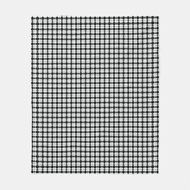 Couverture Polaire Houndstooth Fleece Blanket (Devant)