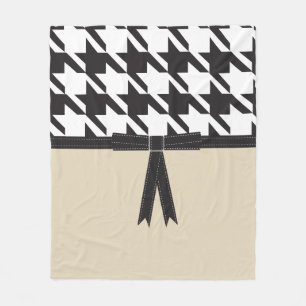 Couverture Polaire Houndstooth moderne